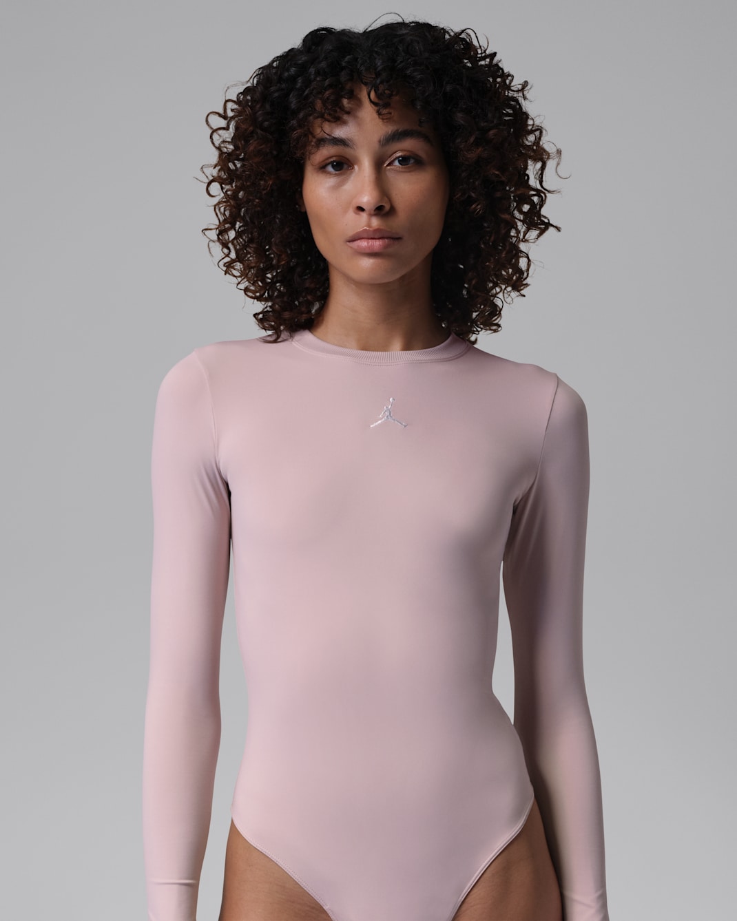 Jordan Brooklyn Essentials Women's Bodysuit - Particle Rose/White