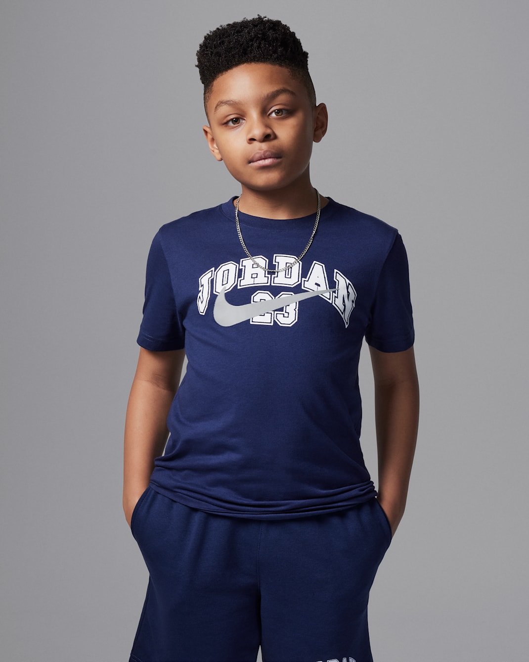 Jordan Big Kids' Flight MVP 23 T-Shirt - Midnight Navy