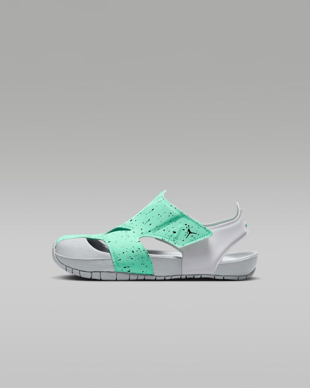 Jordan Flare Little Kids’ Shoes - Green Glow/Wolf Grey/White/Black