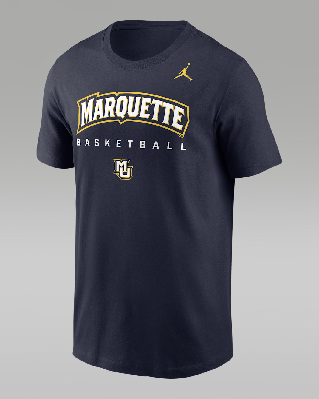 Playera de manga corta de básquetbol para hombre Marquette Golden Eagles Legend - Azul marino universitario