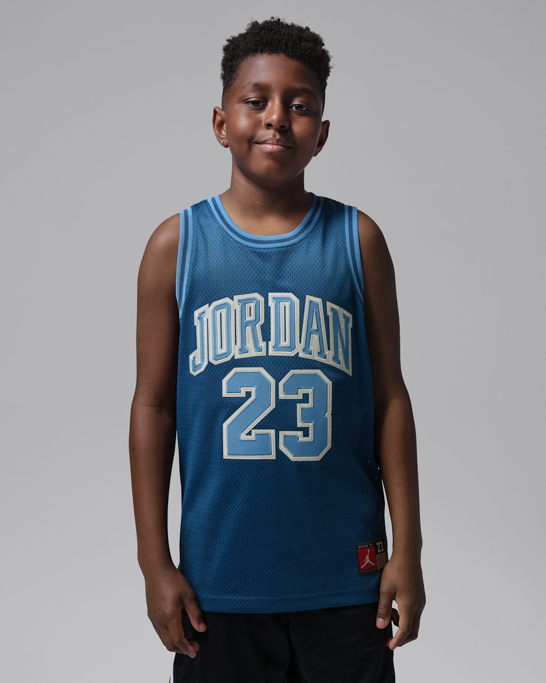Camiseta de tirantes para niños talla grande Jordan - Azul genuino
