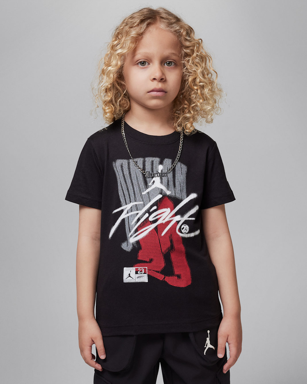 ジョーダン リトルキッズ フェイドアウェイ フライト Tシャツ - ブラック