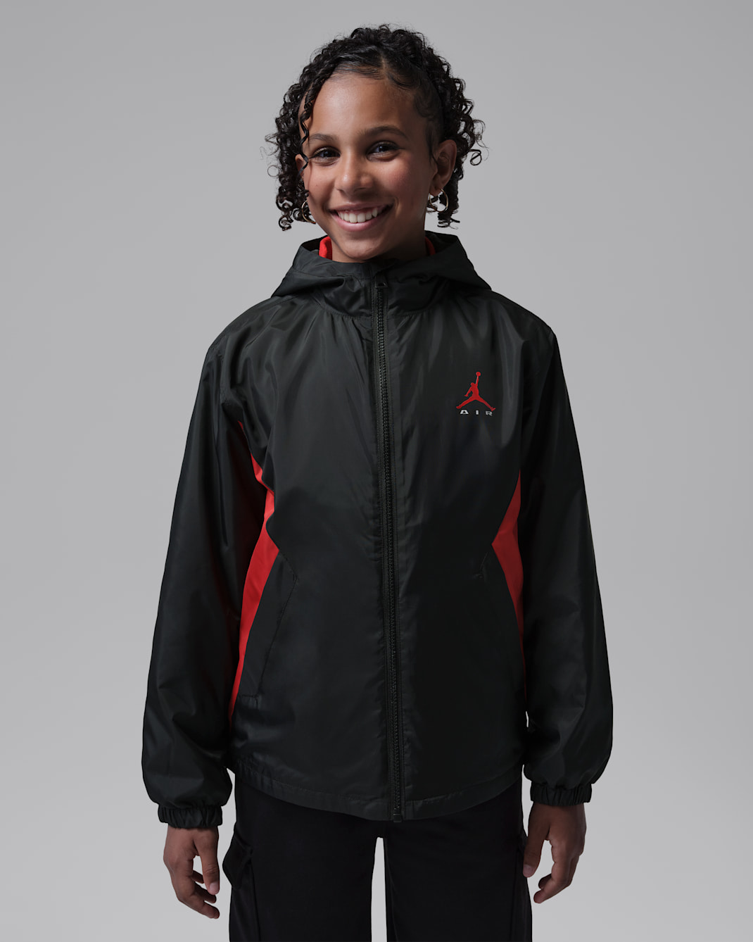 Chamarra 3 en 1 Systems para niños talla grande Jordan - Negro