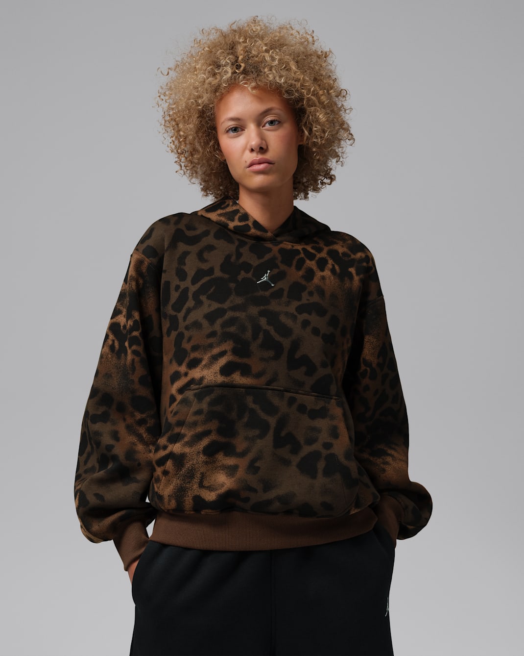 Jordan Brooklyn Sudadera de tejido Fleece - Mujer - Light British Tan/Cacao Wow