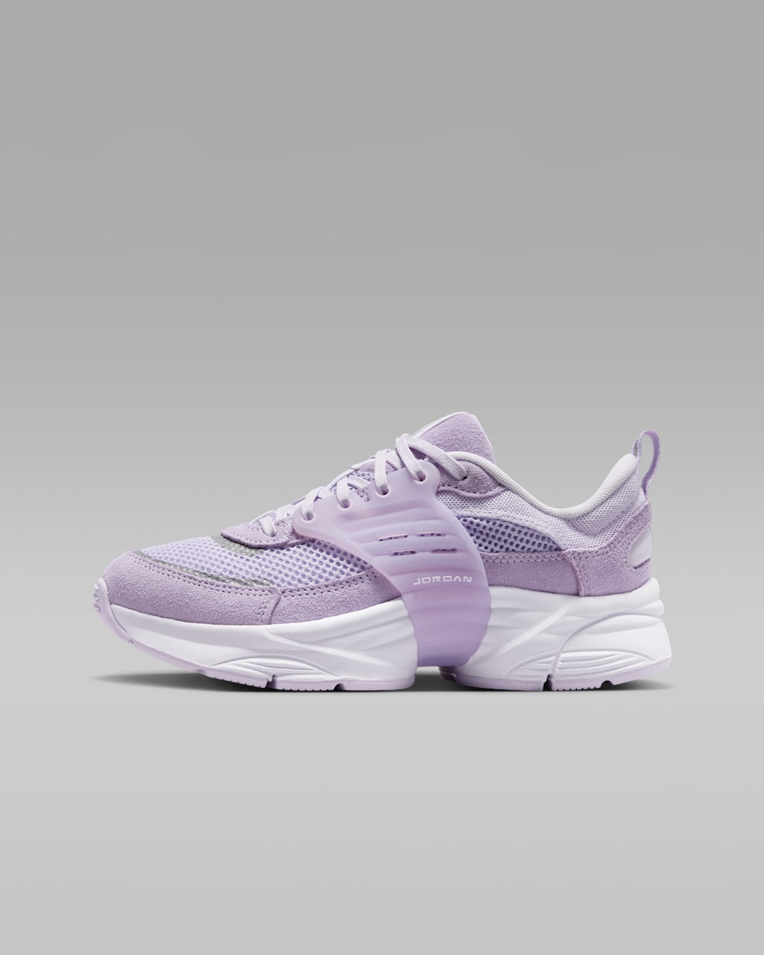 Jordan Trunner O/S Big Kids' Shoes - Violet Mist/Barely Grape/White