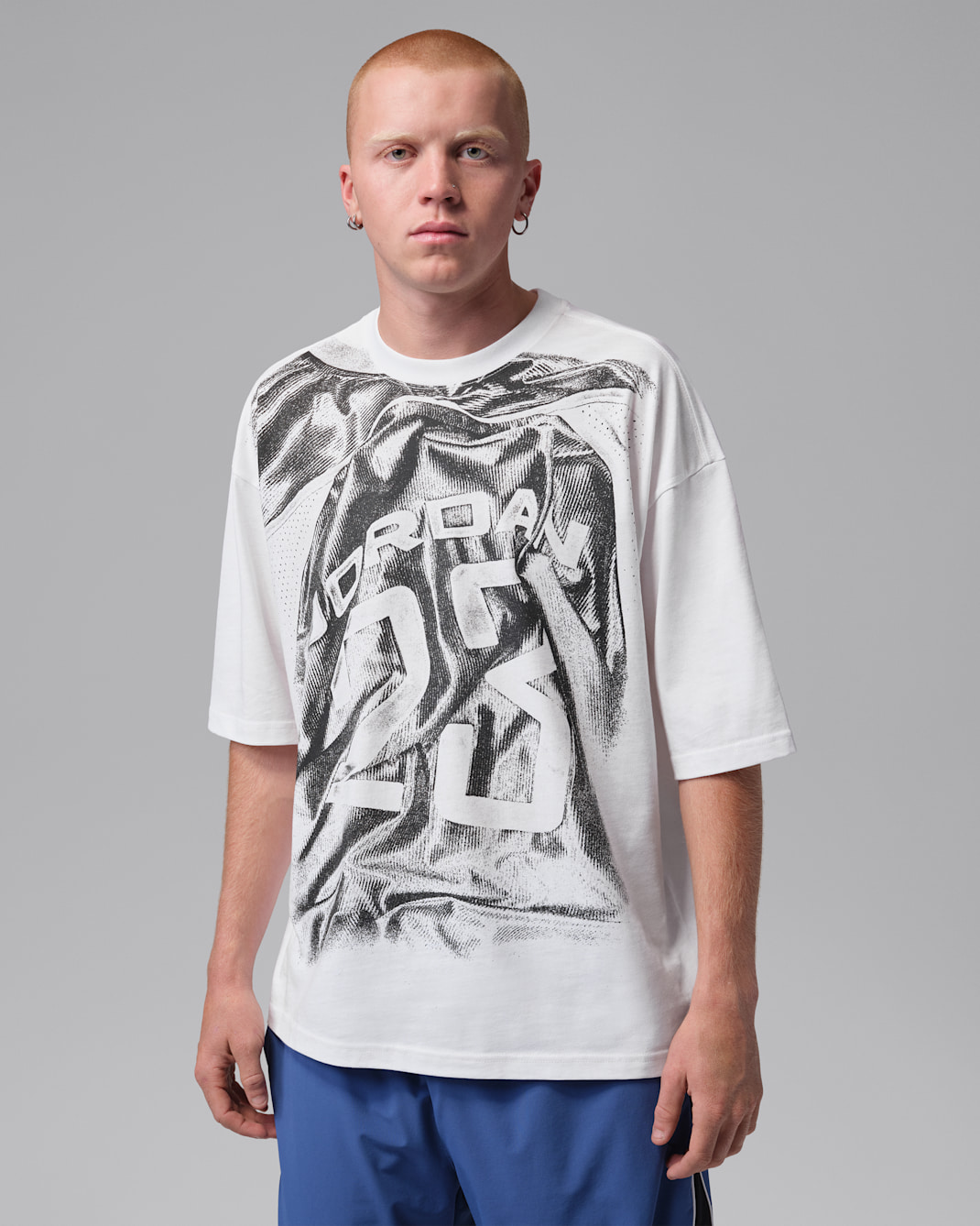 Playera Dri-FIT para hombre Jordan Sport - Blanco/Negro