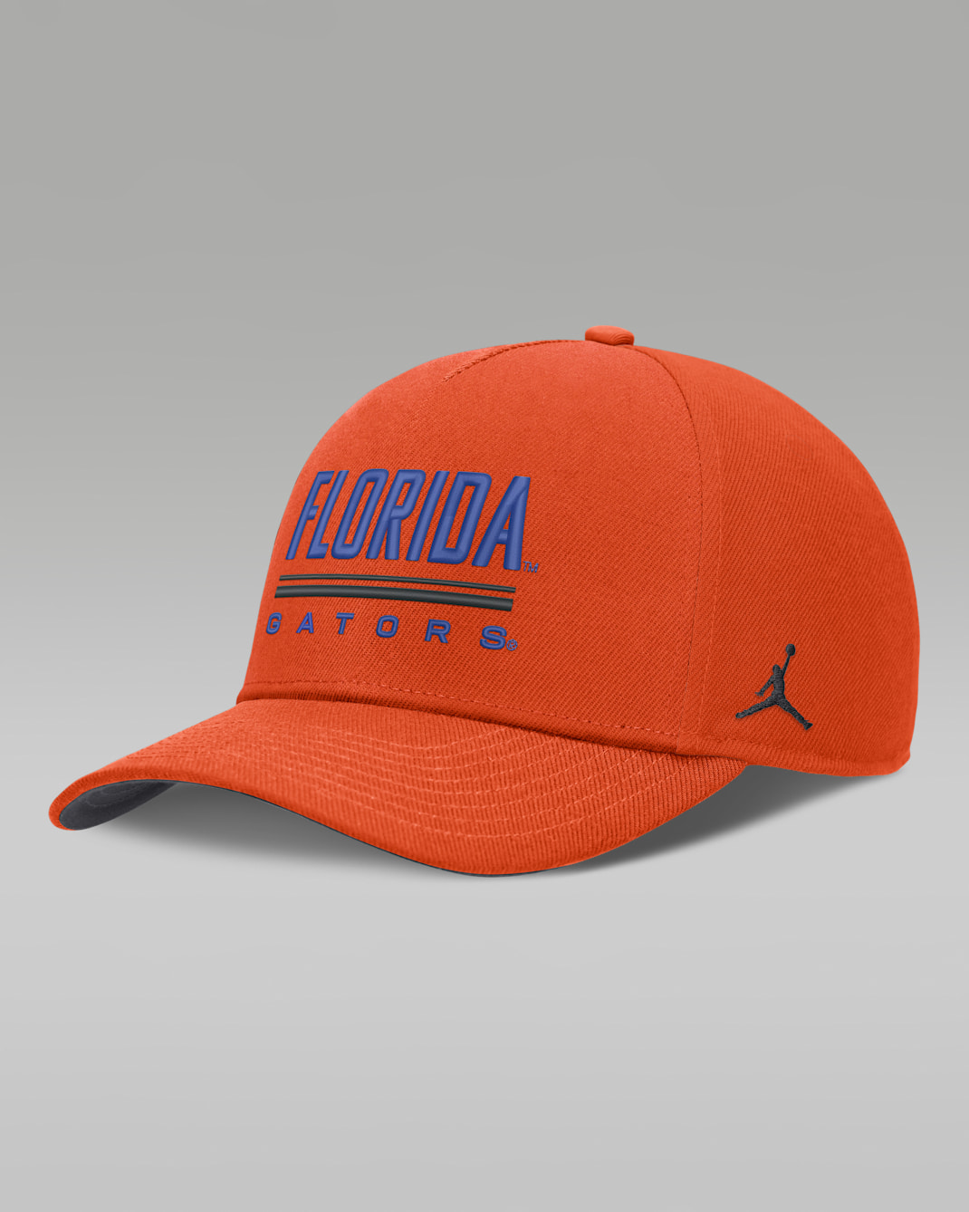Florida Sideline Practice Rise Men's Jordan Brand Dri-FIT College Adjustable Hat - Orange/Blue/Blue