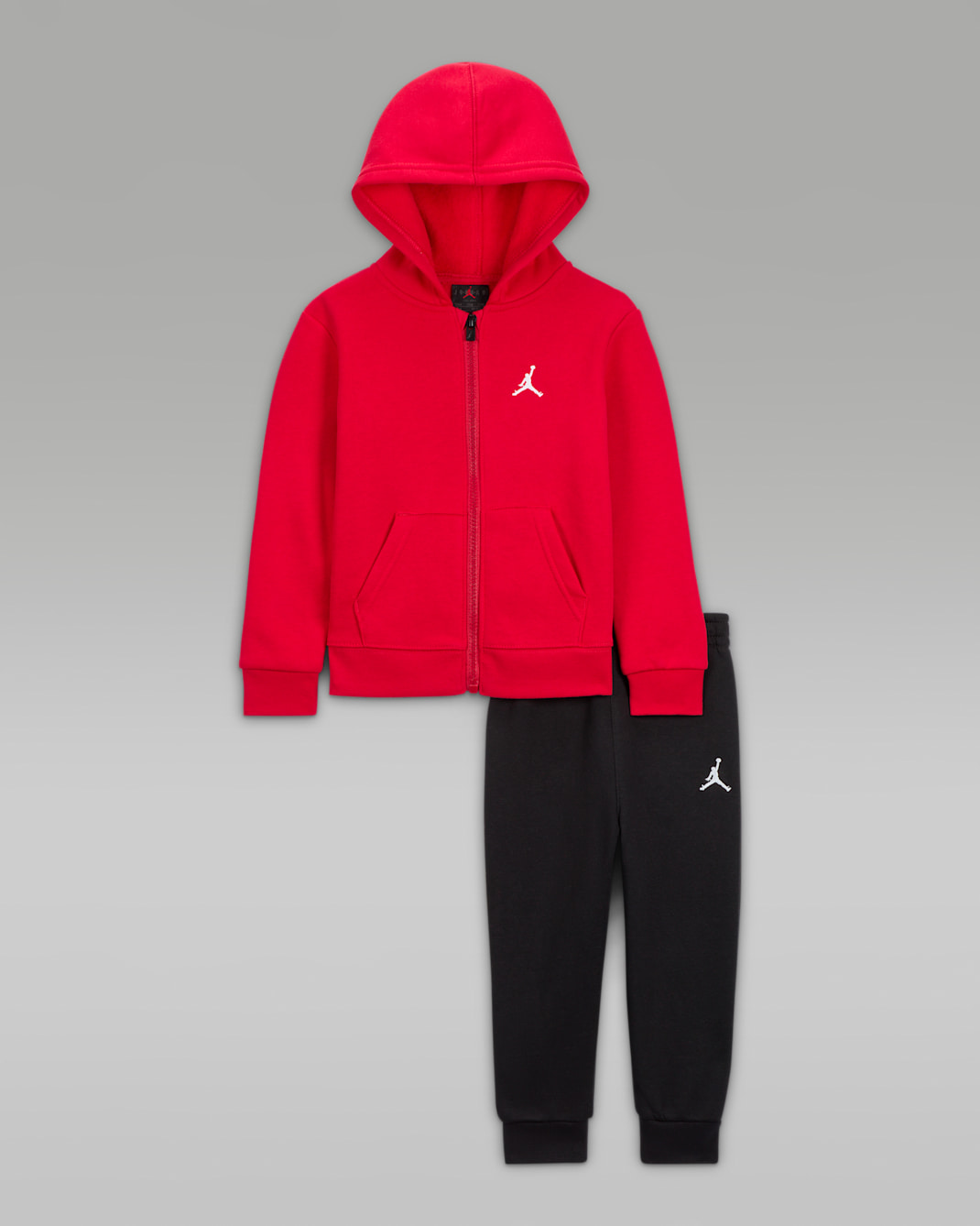 Jordan Brooklyn Fleece Baby (12-24M) 2-Piece Full-Zip Hoodie Set - Black