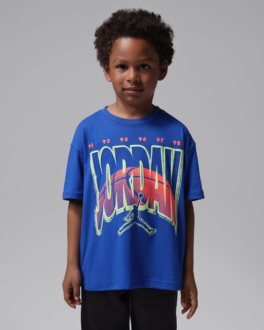 Jordan Little Kids' Ball World T-Shirt - Game Royal