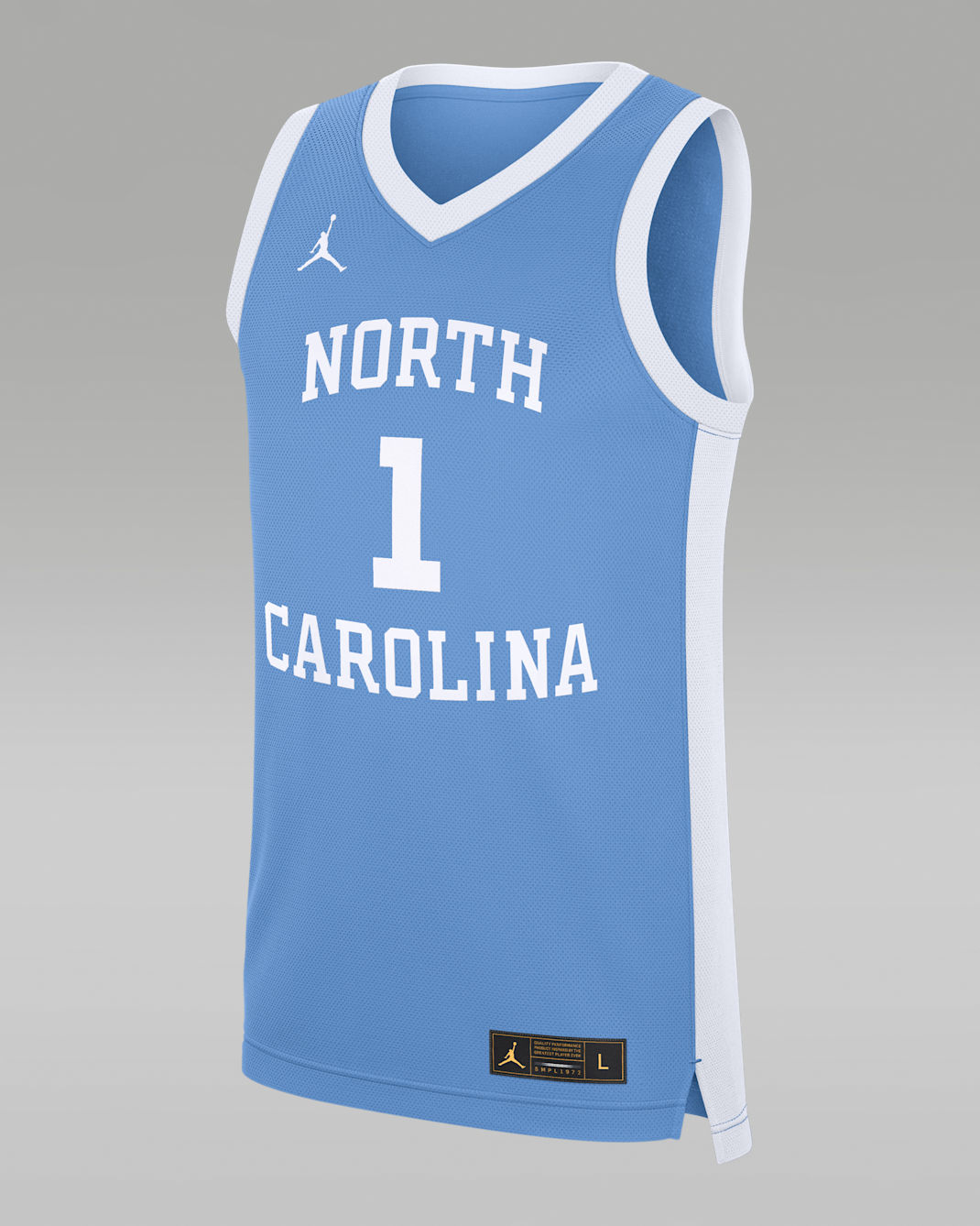 North Carolina Tar Heels Replica Men's Jordan Brand College Basketball Jersey - Light Blue