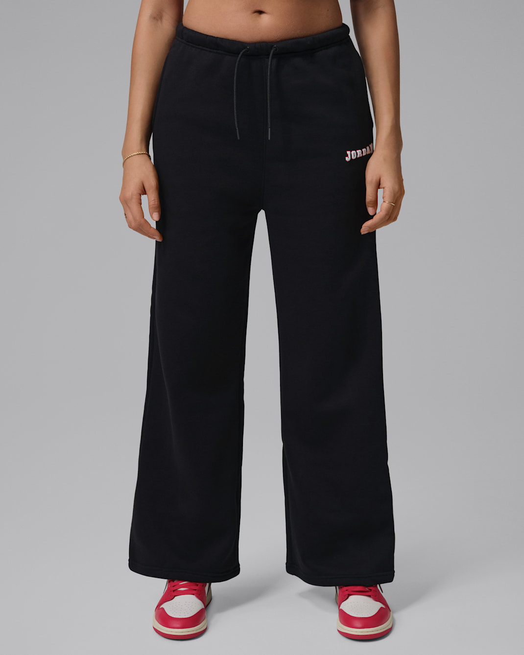 Jordan Brooklyn Fleece Women's Pants - Black/White