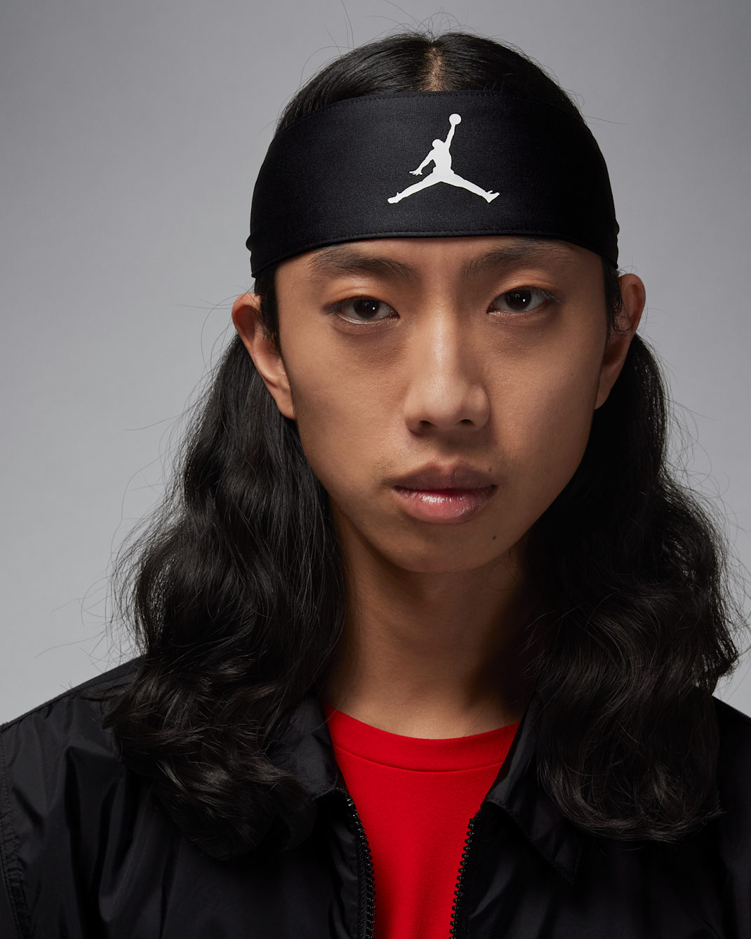 Jordan Dri-FIT Jumpman Head Tie - Black/White