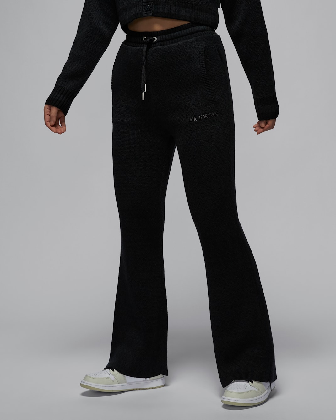 エア ジョーダン ウィメンズ ニット パンツ - ブラック