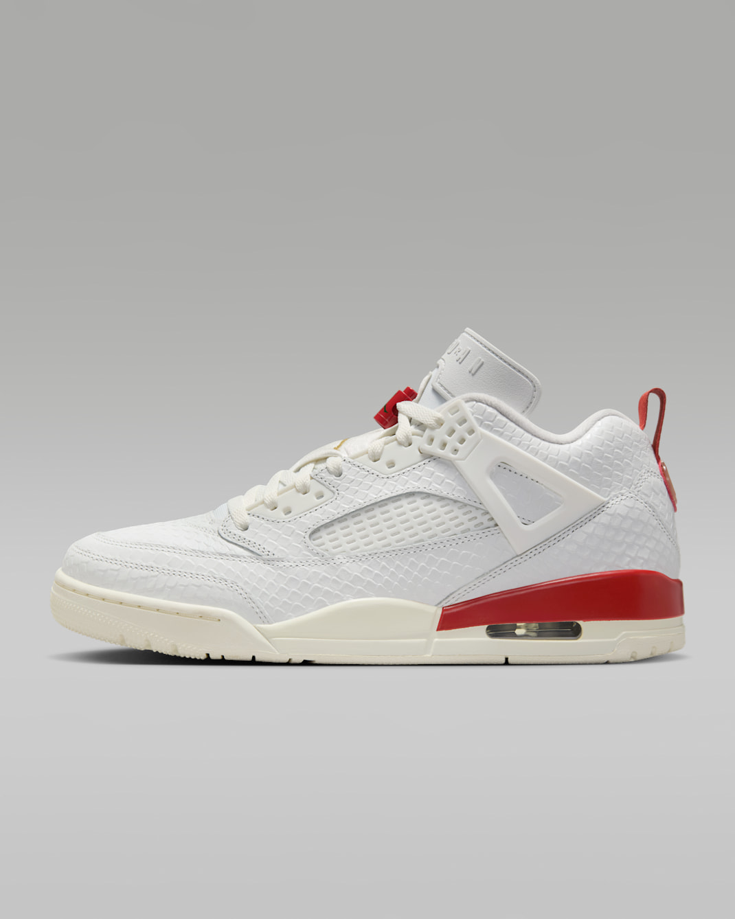 Jordan Spizike Low 'El Vuelo' Men's Shoes - Summit White/Dragon Red/Pine Green/Metallic Gold