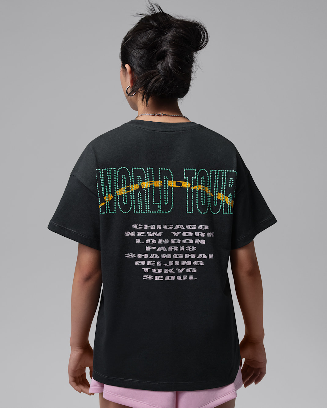 Jordan Big Kids' Geo World Tour T-Shirt