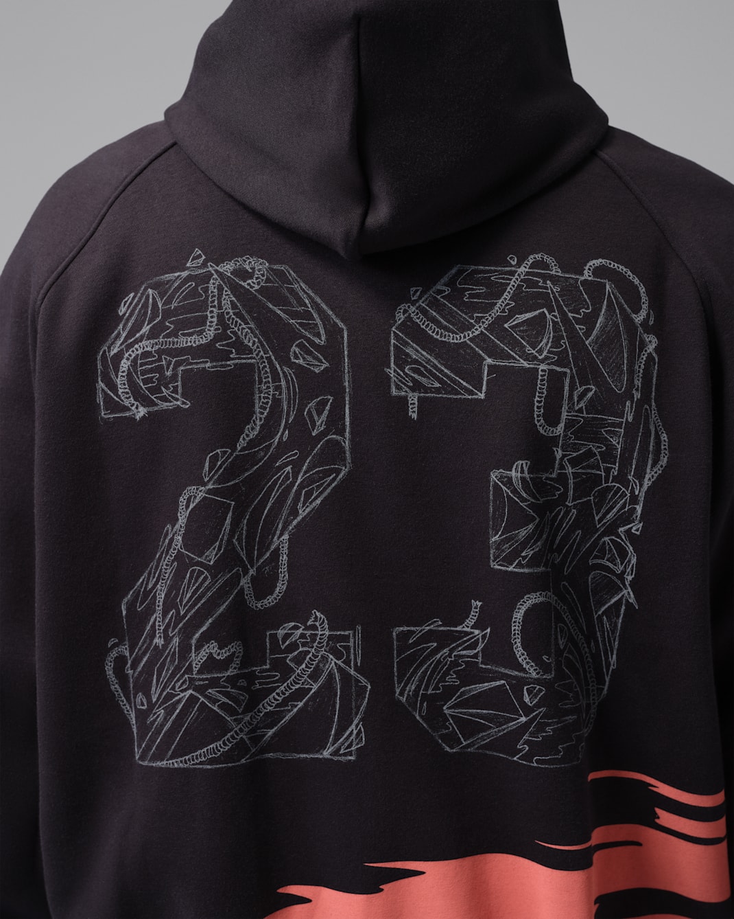 Jordan Brooklyn Men's Oversized Graphic Fleece Pullover Hoodie