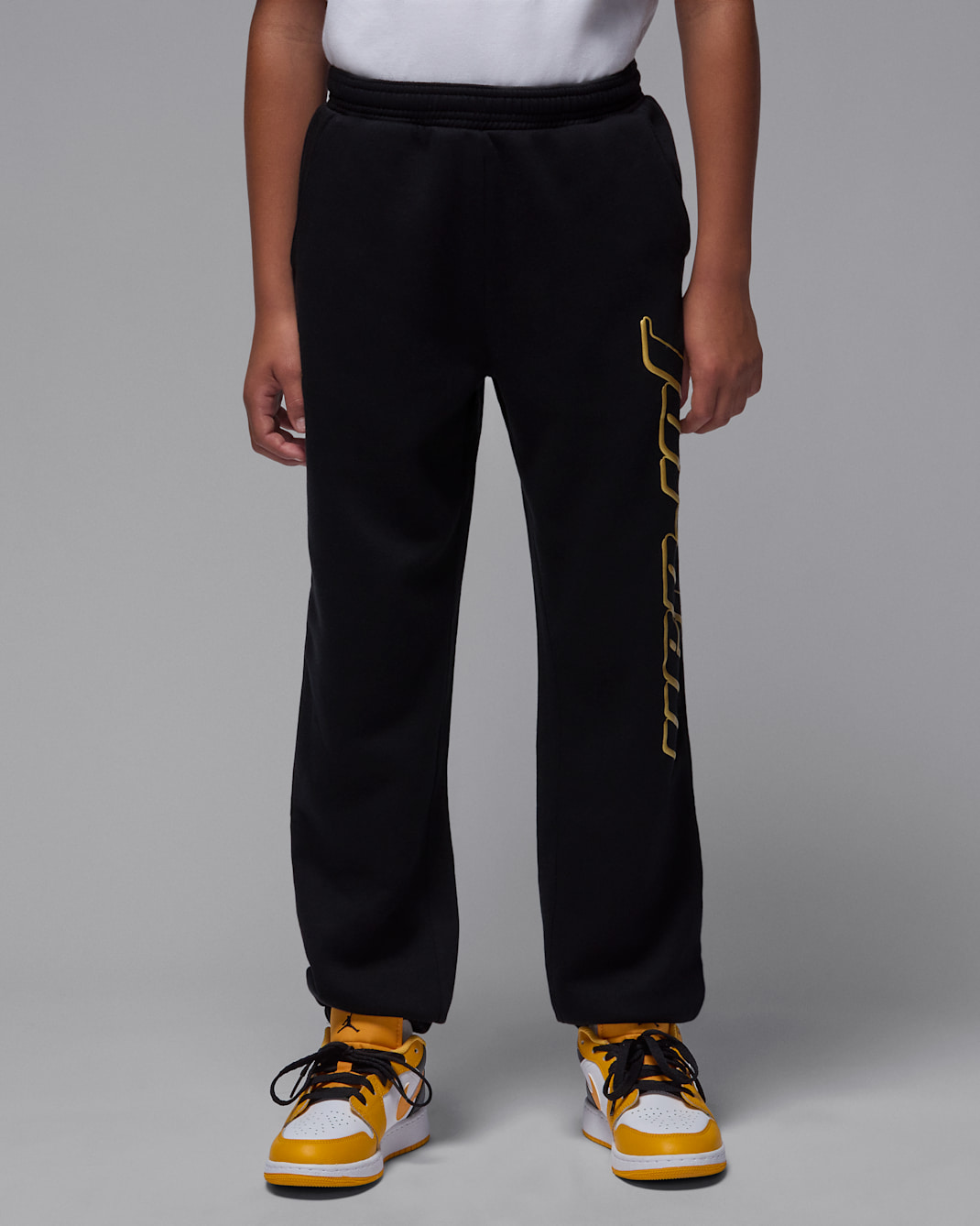 Pantaloni in fleece Jordan Mountainside – Ragazzo/a - Nero