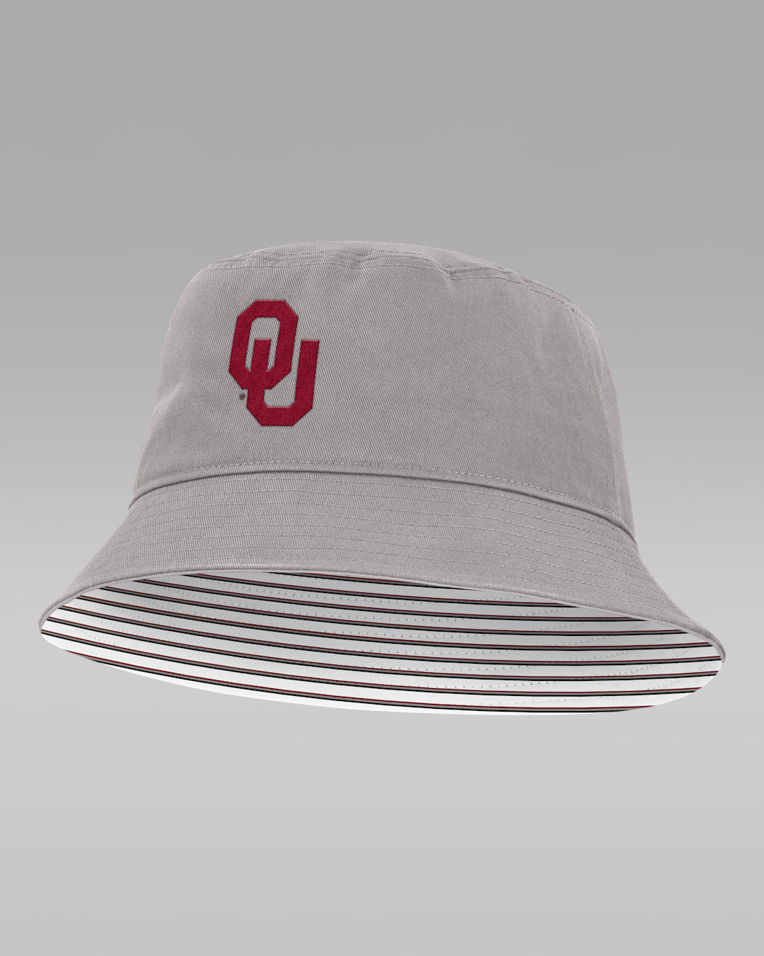 Oklahoma Primetime Apex Men's Jordan Brand College Bucket Hat - Grey