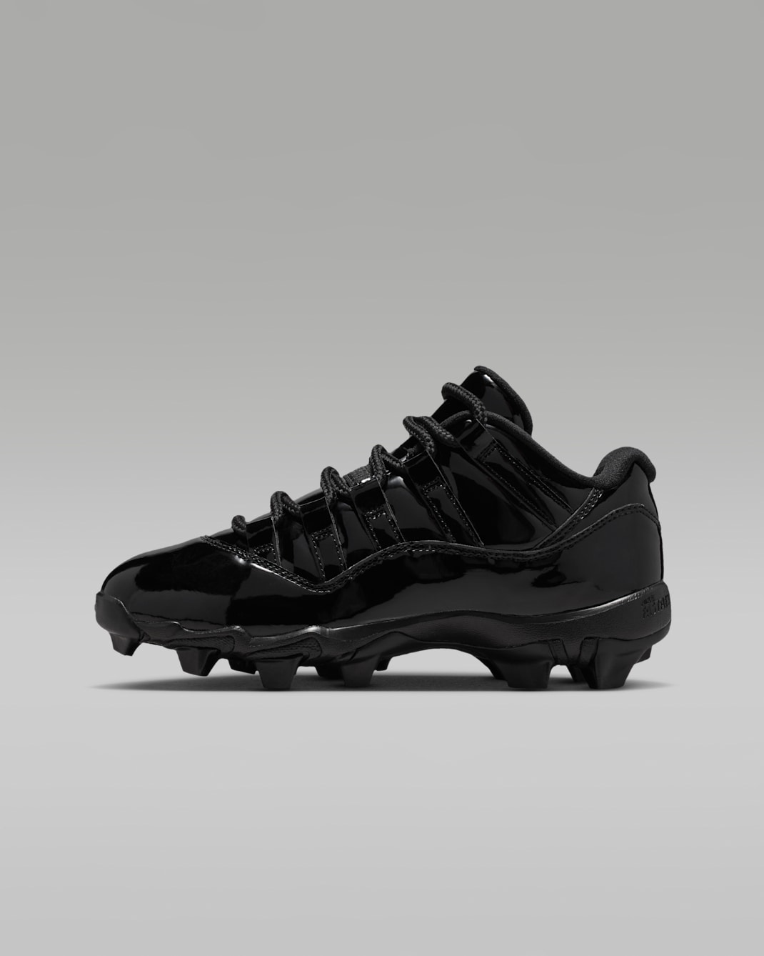 Tacos para niños de preescolar/grandes Jordan 11 Low - Negro/Plata metalizado