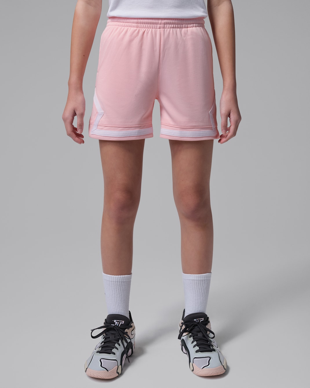 Jordan Dri-FIT Big Kids' Diamond Shorts - Pink Bloom