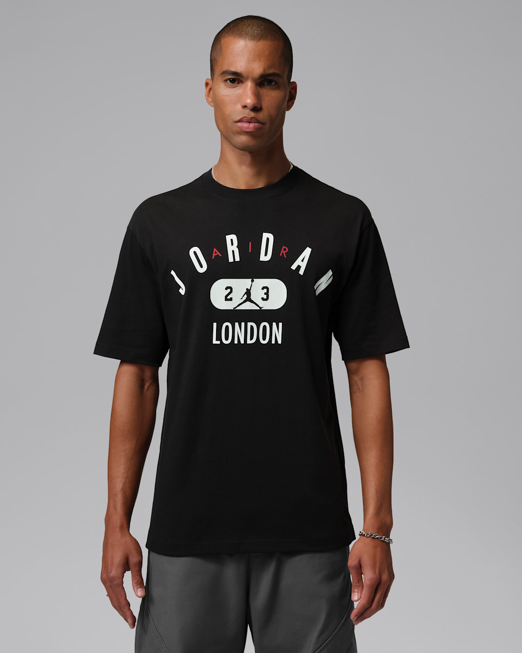 Jordan London T-skjorte til herre - Svart/Hvit