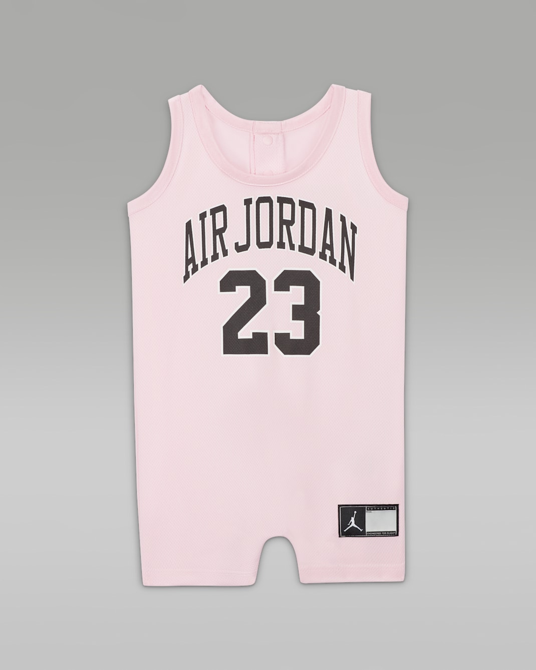 Jordan Baby (0-9M) Jersey Romper - Pink Foam