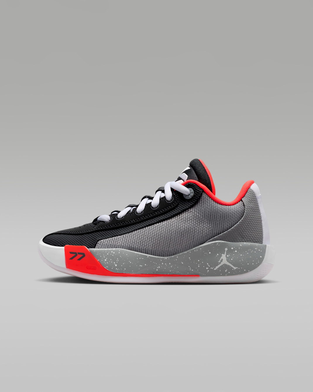 Luka .77 Big Kids' Basketball Shoes - Off Noir/Particle Grey/Bright Crimson/White