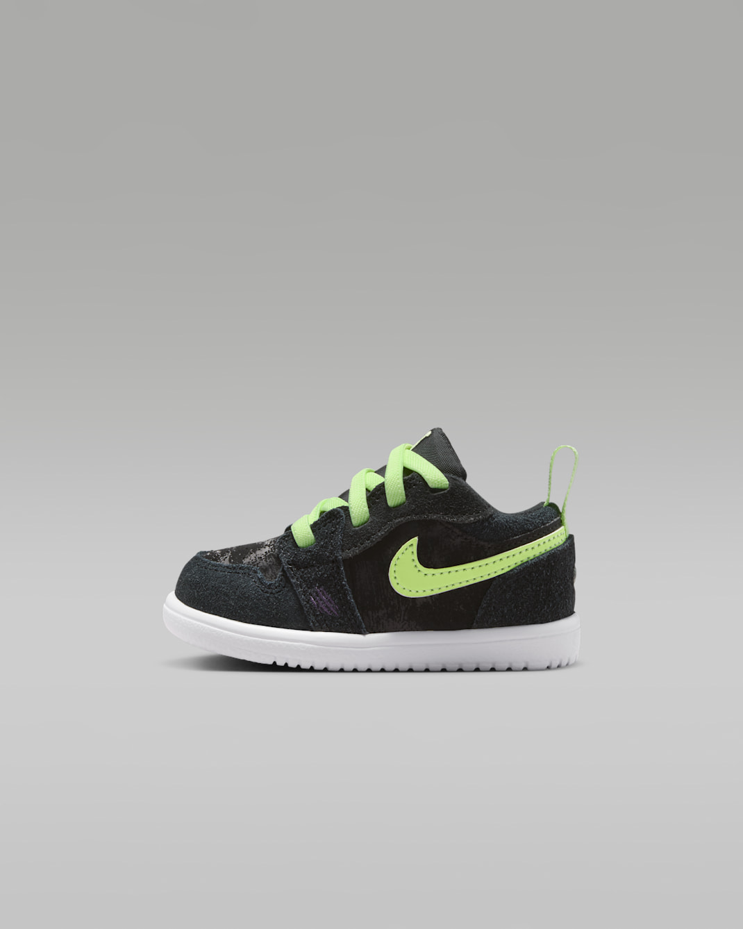 Jordan 1 Low Alt Baby & Toddler Shoes - Black/Dark Raisin/White/Barely Volt