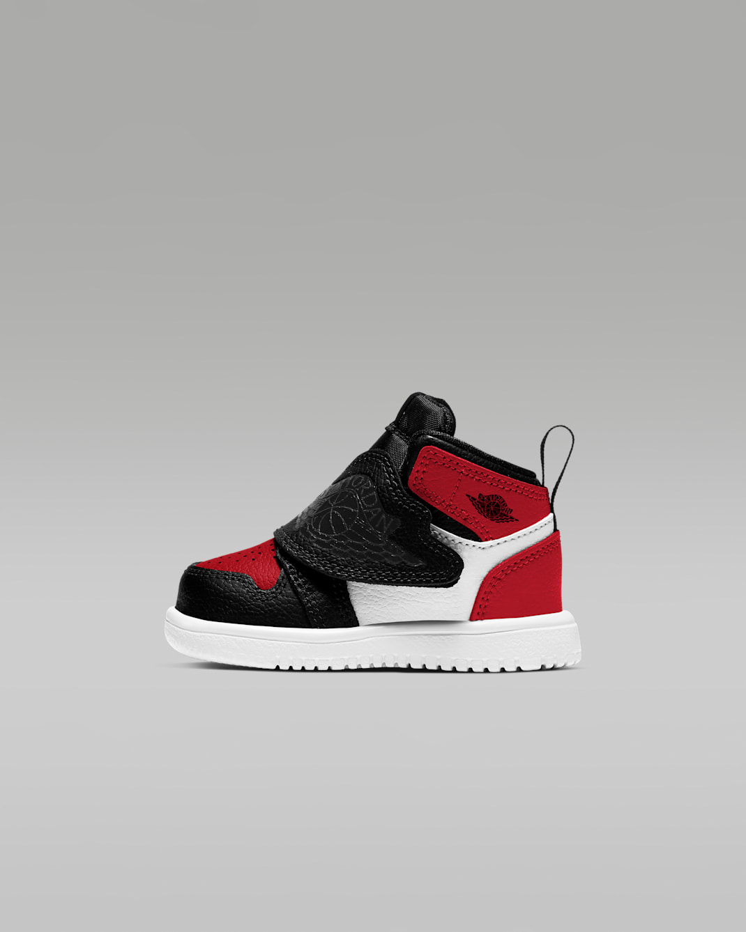 Sky Jordan 1 Baby and Toddler Shoe - Black/Varsity Red/White/Anthracite
