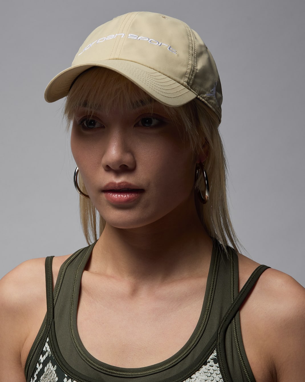 Jordan Club Unstructured Hat - Rattan/White