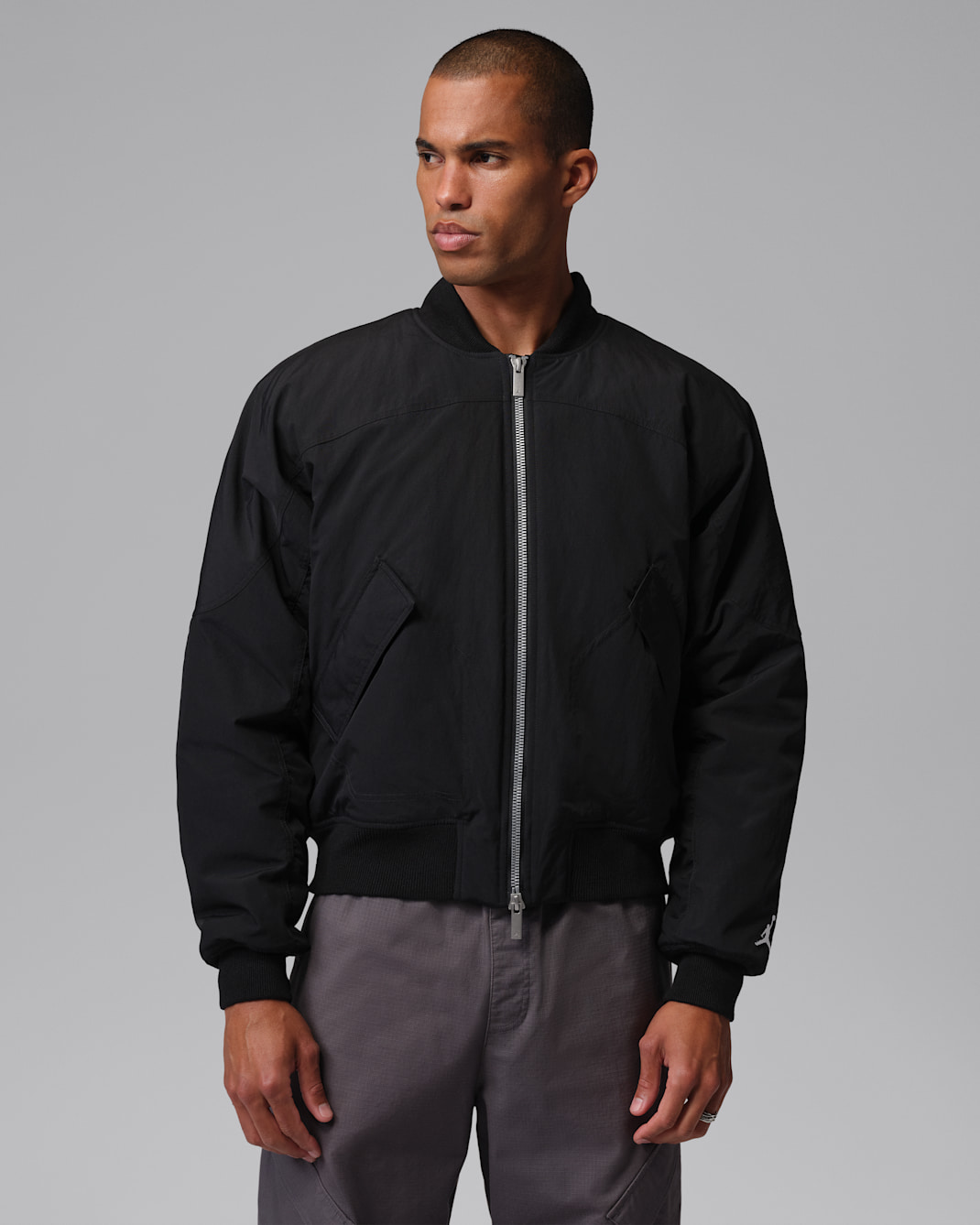 Jordan Flight Renegade-Jacke (Herren) - Schwarz/Chile Red/Weiß