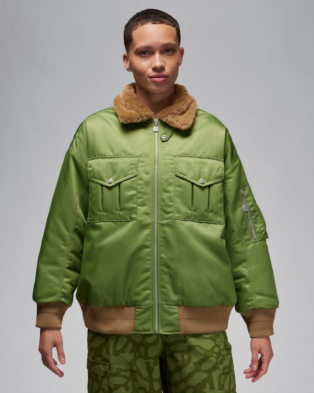 Jordan Renegade Jacke (Damen) - Sky J Light Olive/Brown Kelp