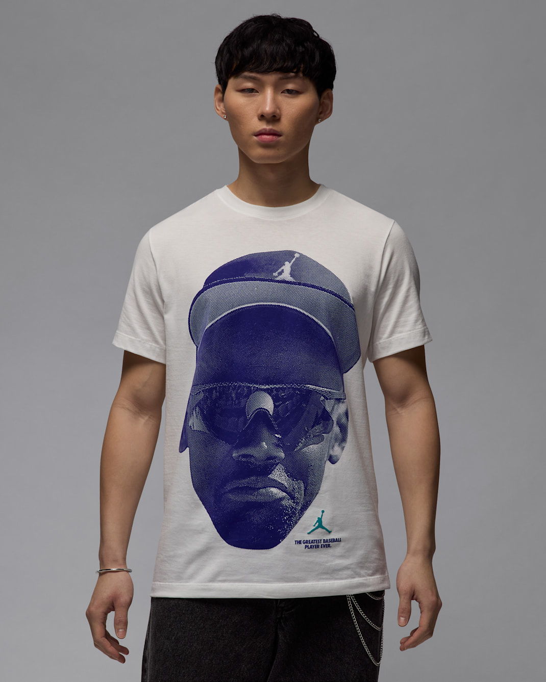 ジョーダン メンズ クルーネック Tシャツ - サミットホワイト