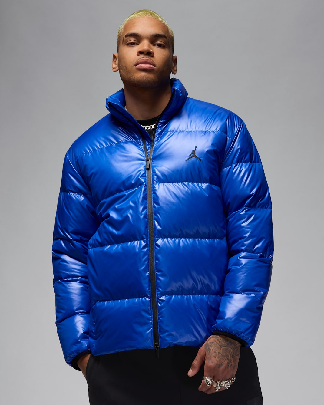 Jordan Flight Men's Down Puffer Jacket - Game Royal