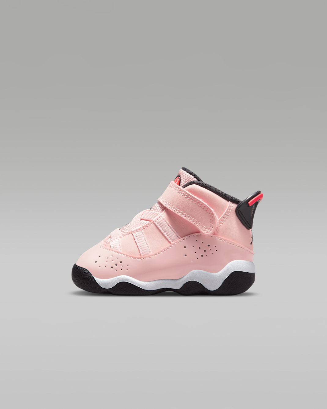 Jordan 6 Rings Baby/Toddler Shoes - Atmosphere/Black/White/Infrared 23