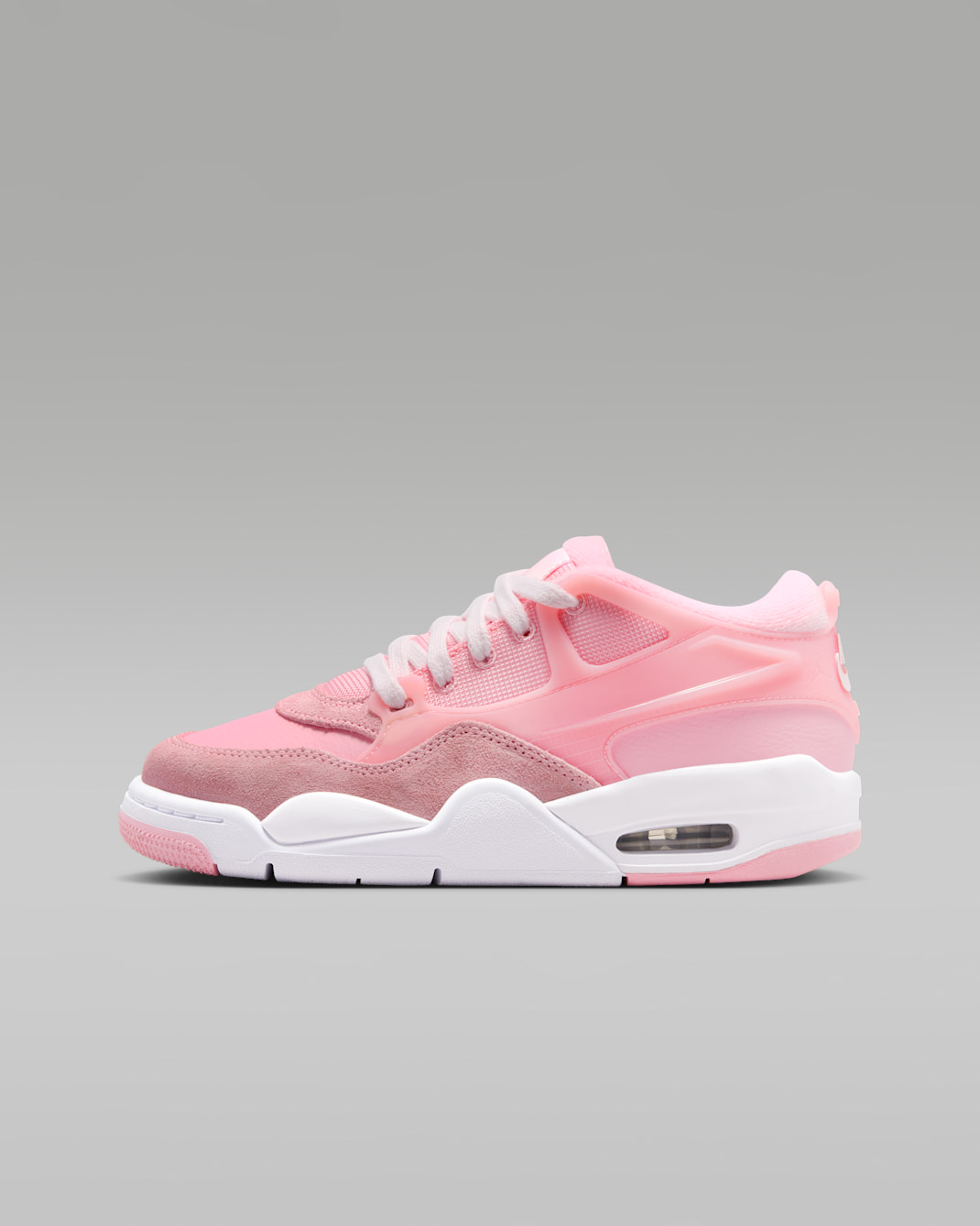 Air Jordan 4 RM Big Kids' Shoes - Medium Soft Pink/White/Pearl Pink