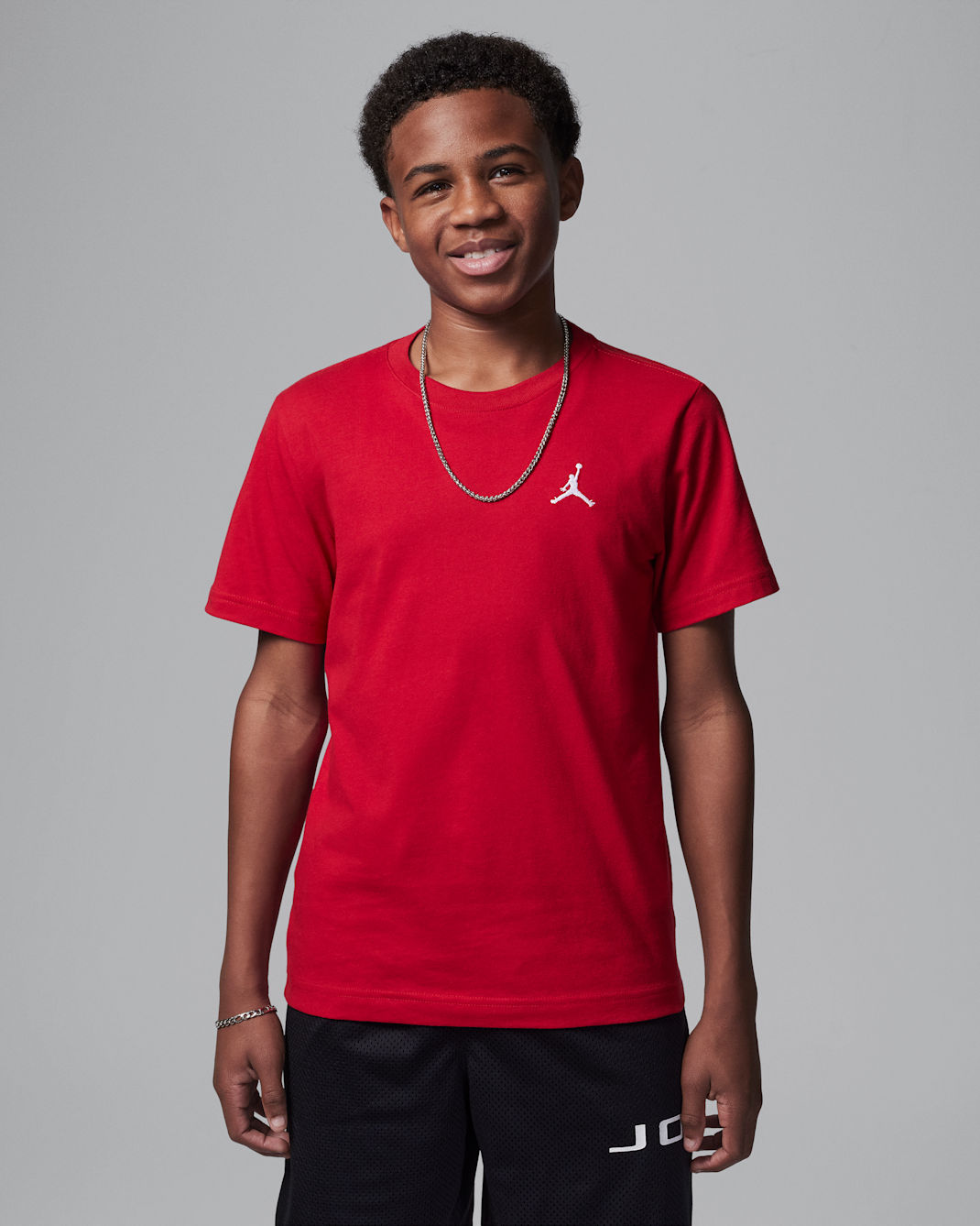 Jordan T-Shirt mit Jumpman Air-Stickerei (ältere Kinder) - Gym Red