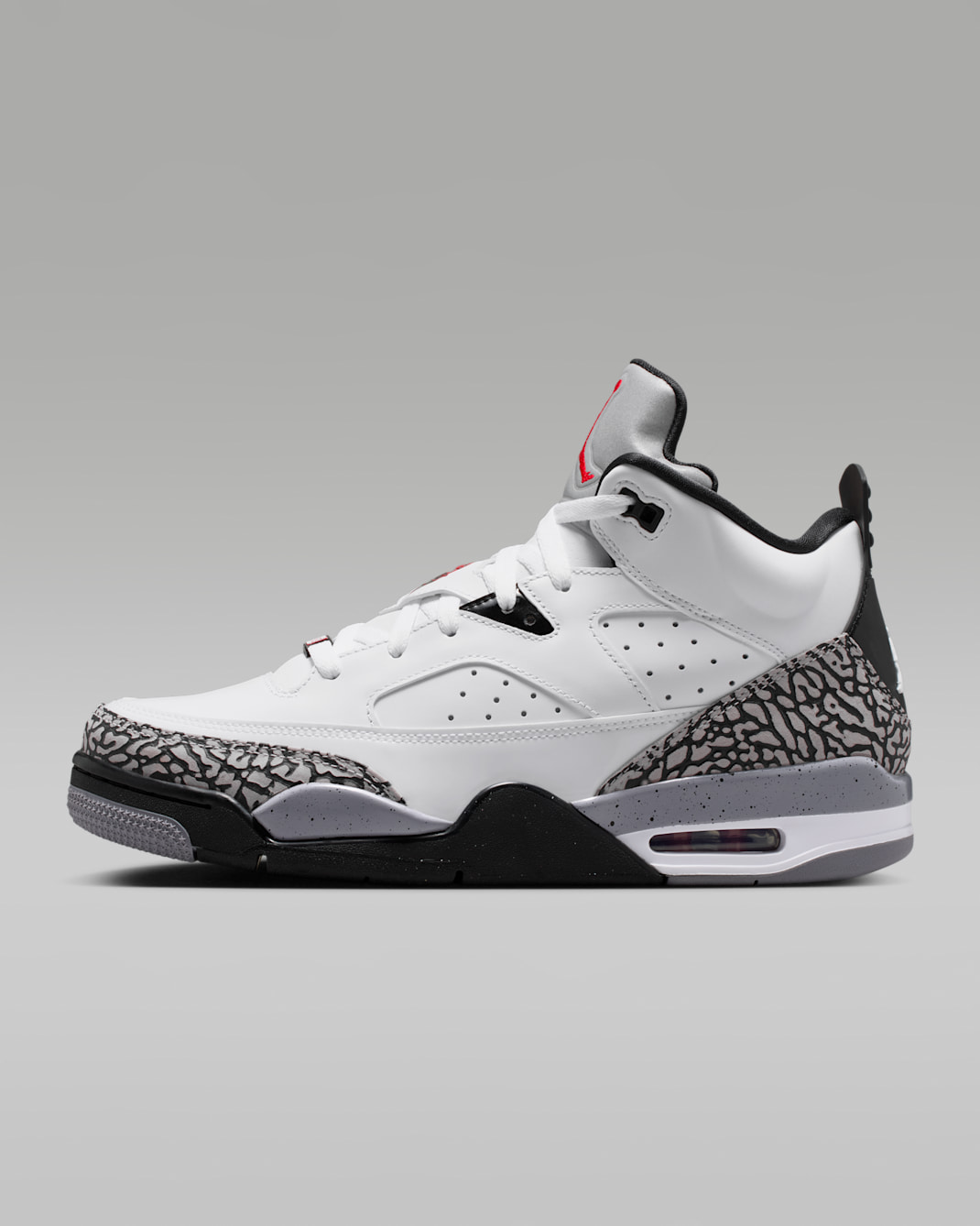 Jordan Son of Mars Low Men's Shoe - White/Black/Cement Grey/Gym Red