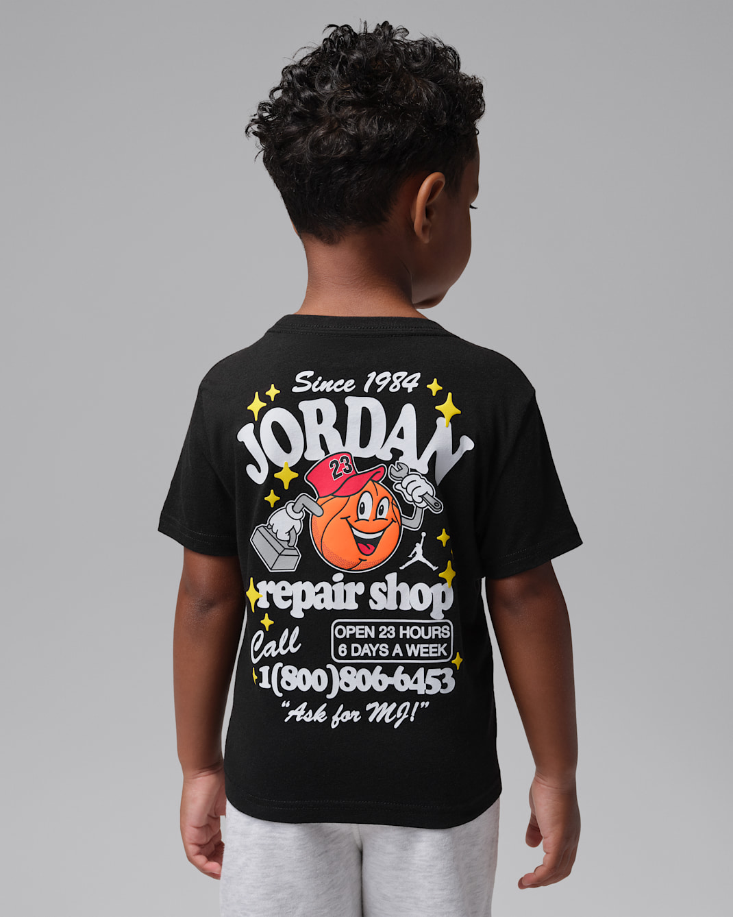 Jordan Toddler MJ's Repair Shop T-Shirt - Black