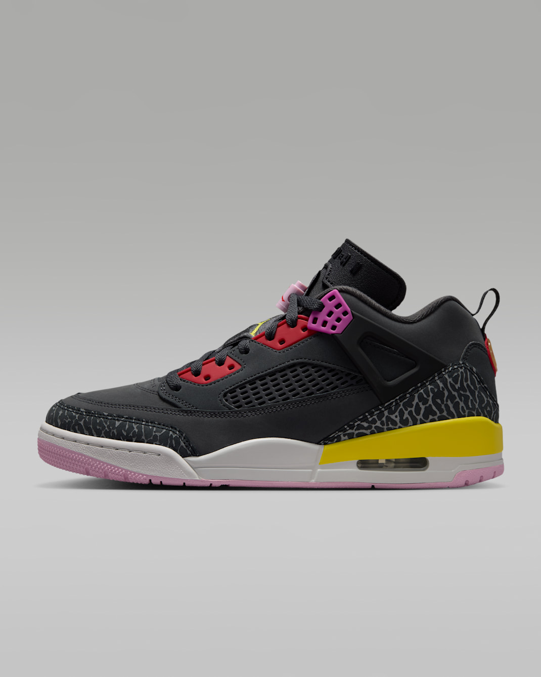 Jordan Spizike Low Men's Shoes - Anthracite/Black/Wolf Grey/University Red