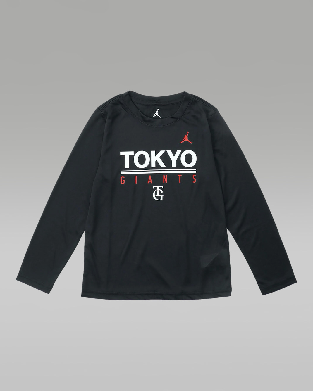 東京 読売ジャイアンツ x ジョーダン エクスクルーシブ コレクション ジュニア ロングスリーブ Tシャツ - ブラック