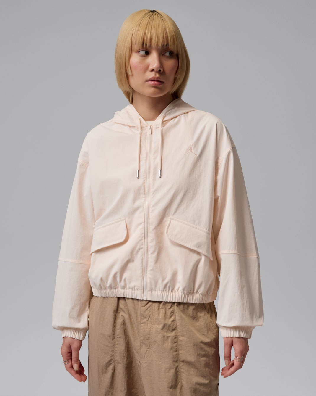 Jordan Flight Women's Full-Zip UV Jacket - Pale Ivory/Pale Ivory