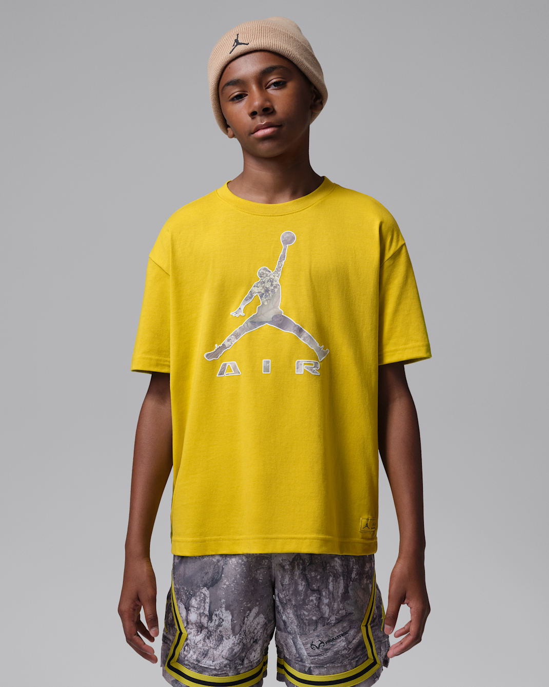 Jordan Big Kids' Brooklyn Realtree T-Shirt - Bright Citron