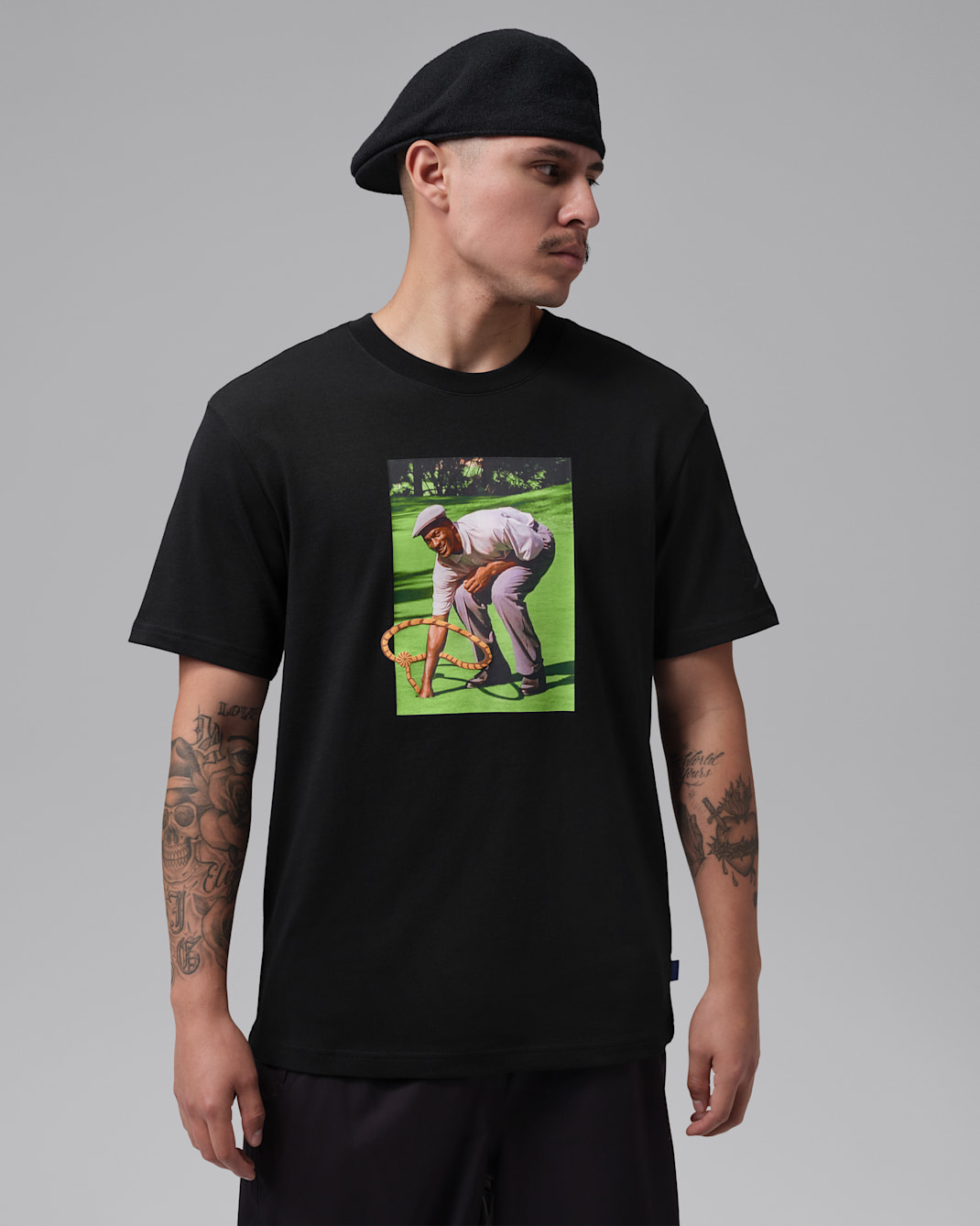 Playera de golf para hombre Jordan Dri-FIT Space Jam - Negro