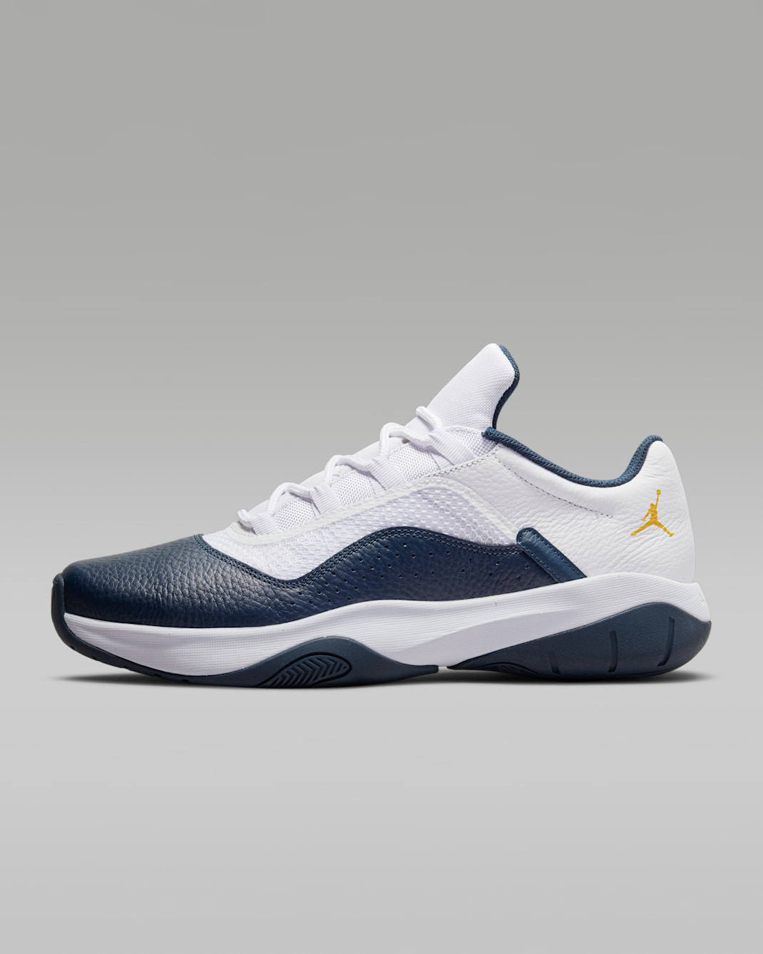 Air Jordan 11 CMFT Low Sabatilles - Home - Blanc/Armory Navy/Pollen