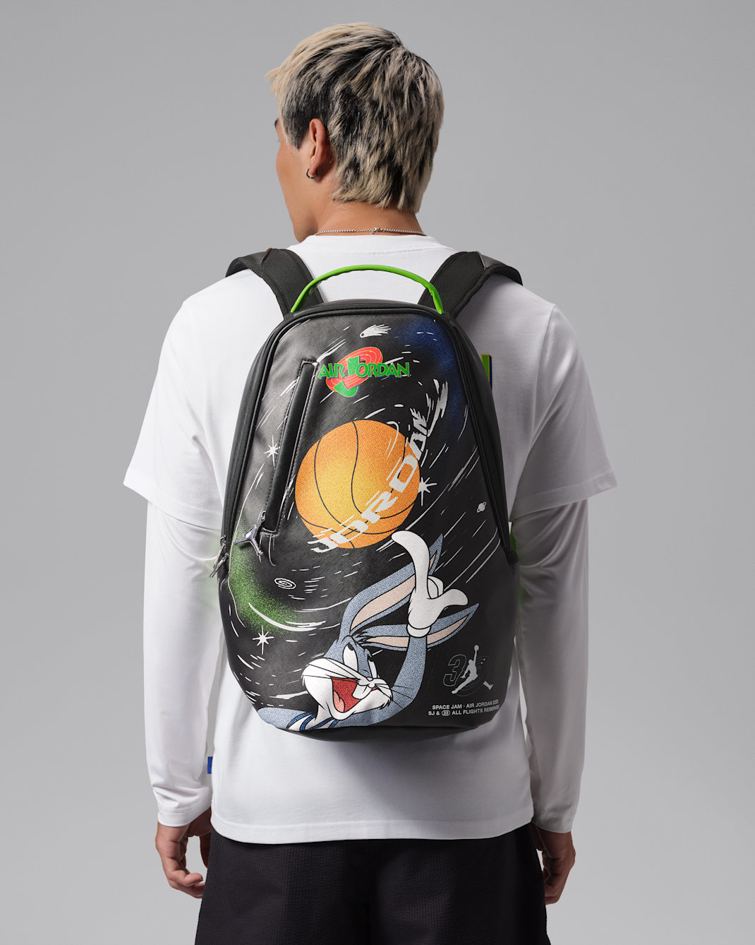 Jordan 6 Rings Space Jam Backpack (26L) - Black