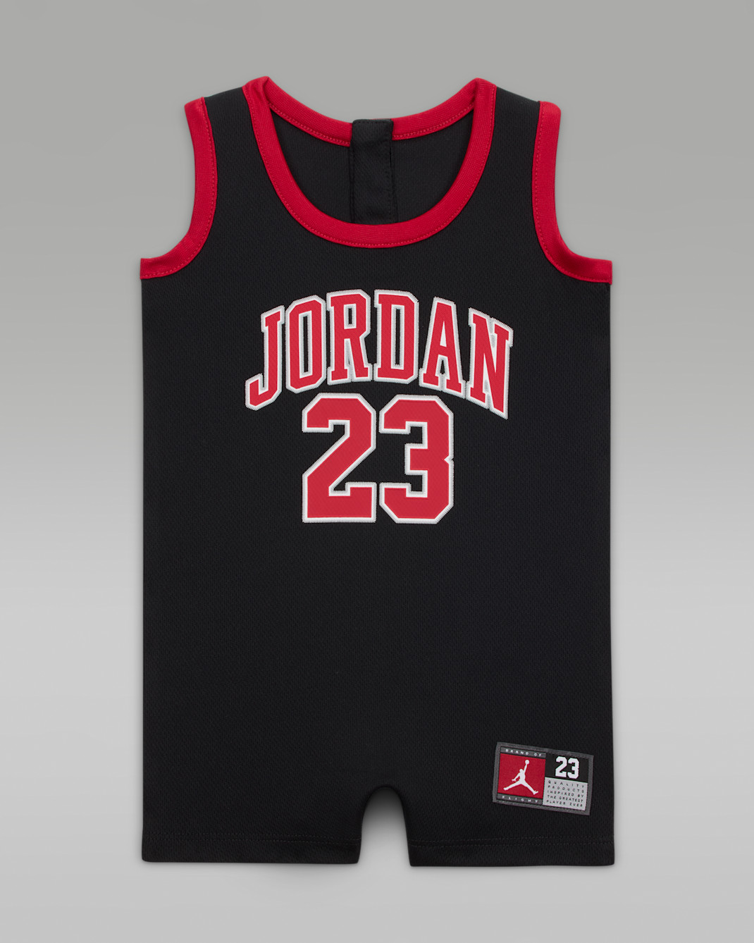 Jordan Baby (0-9M) Jumpman 23 Jersey Romper - Black