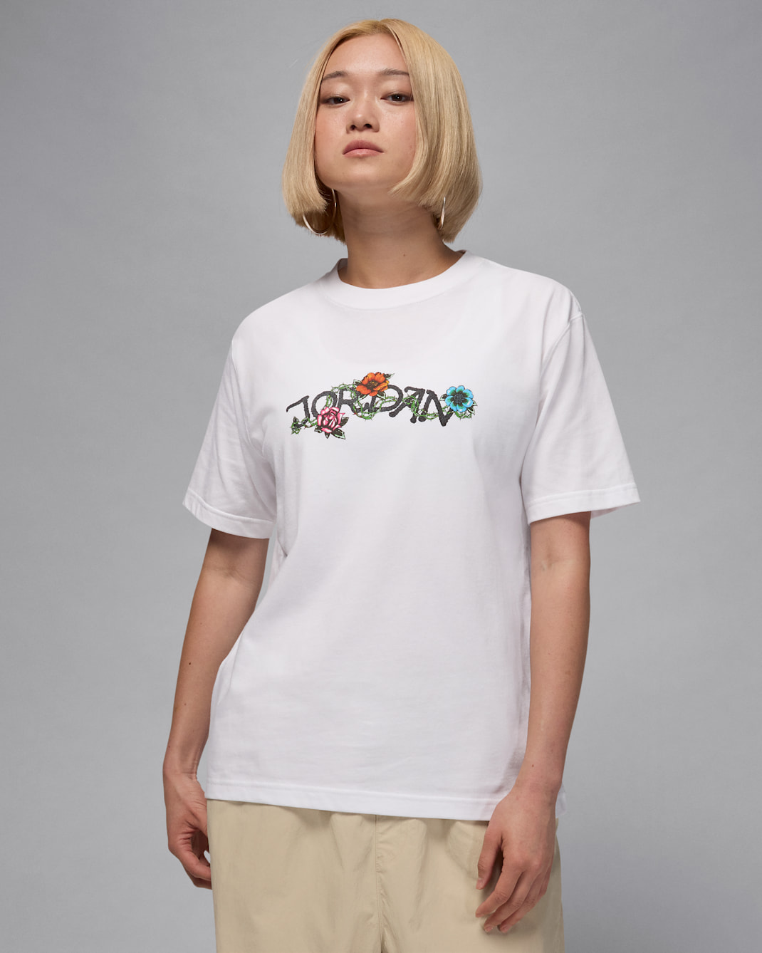 Jordan Brooklyn Women's T-Shirt - White/Black