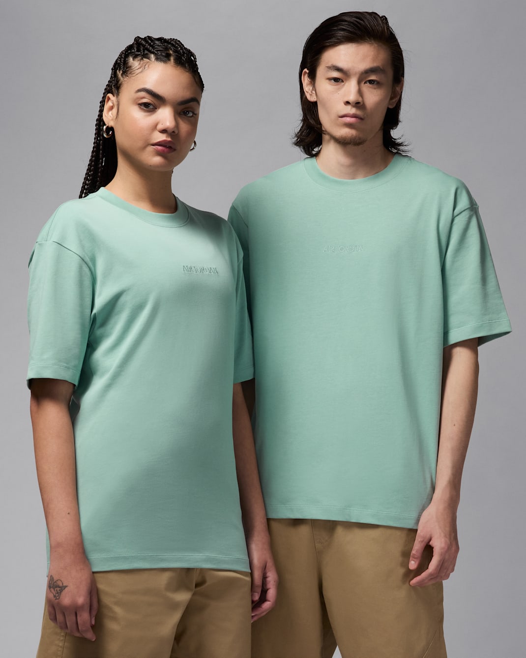 Playera para hombre Jordan Wordmark 85 - Mineral/Mineral