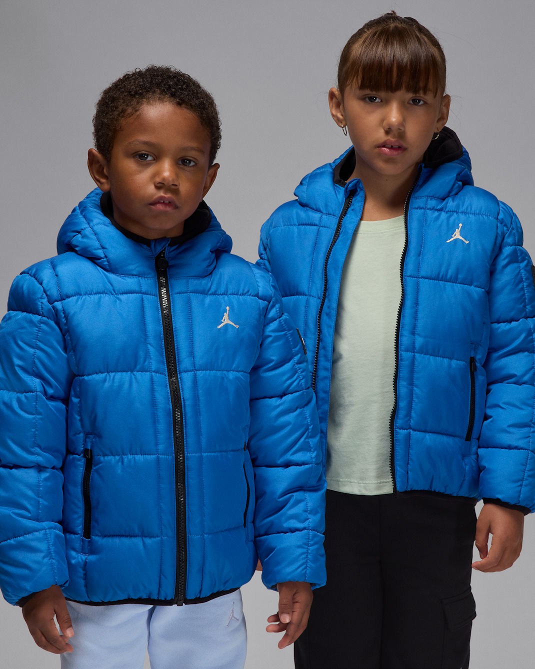 조던 리틀키즈 에센셜 미드웨이트 패딩 - 스포츠 블루